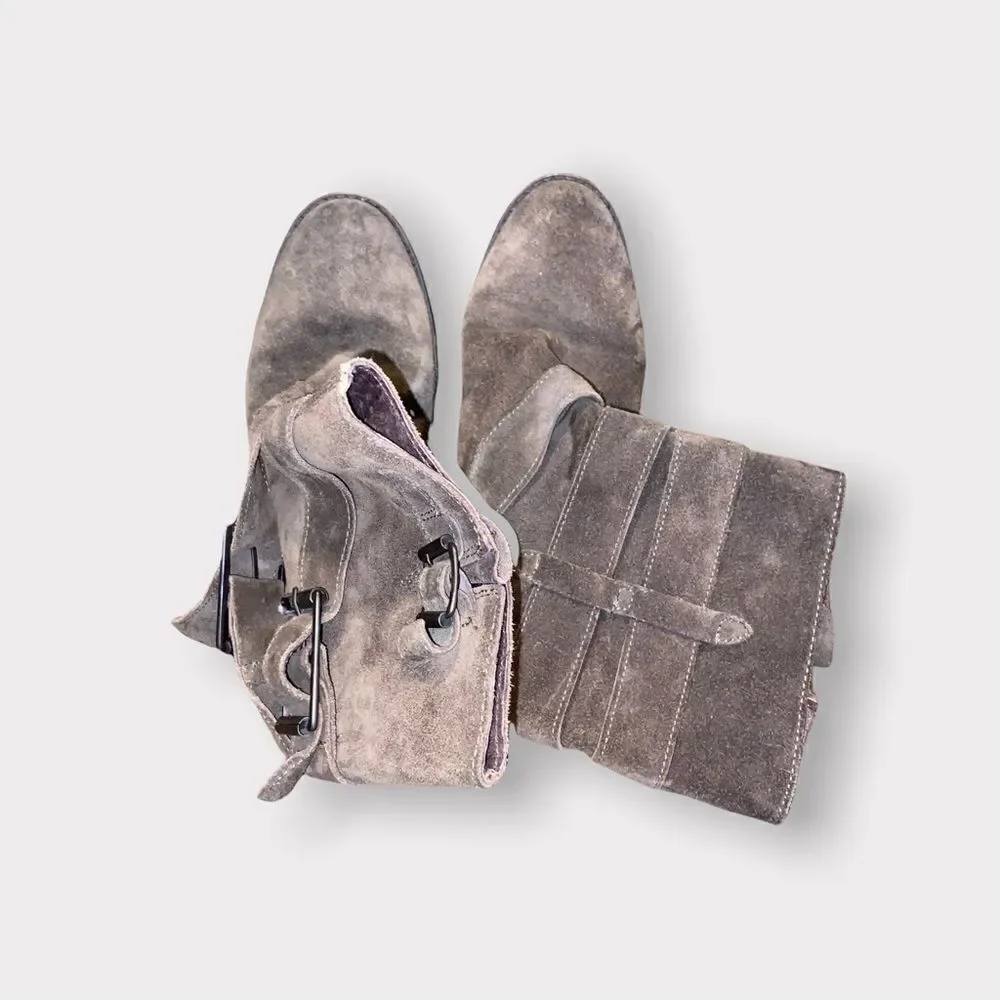 ZiGi Brown Boots Suede  Shoe Size 6.5 M